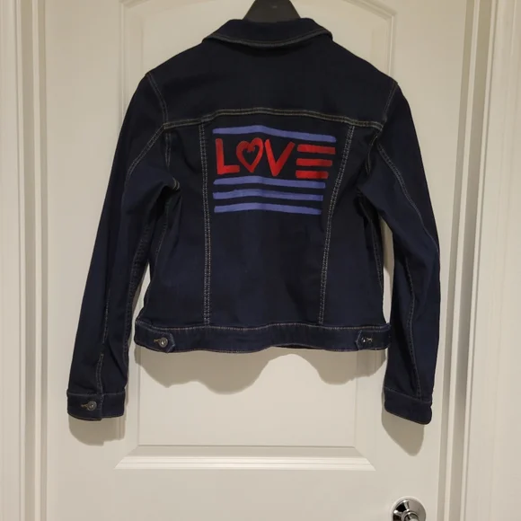 EV1 Jean Jacket by Ellen Degeneres. Large. #180 - Picture 5 of 6